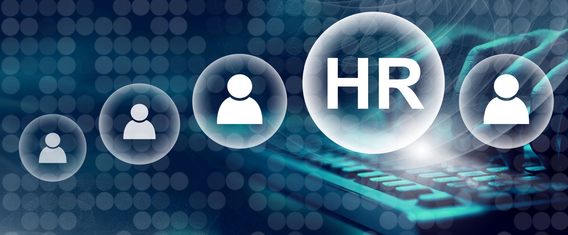 Human resources HR and management concept. Employee must complete the online survey form. Marked checklist on a clipboard.